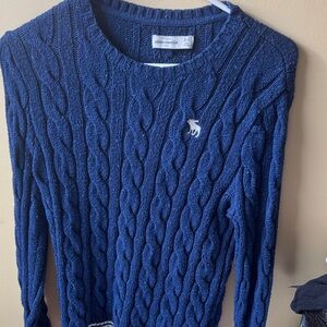 Abercrombie Kids Blue Cable Knit Sweater